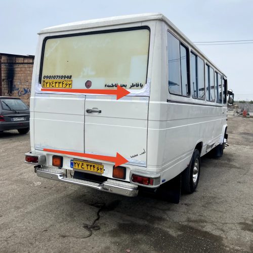 مینی بوس سقف بلندکلردارتمیز