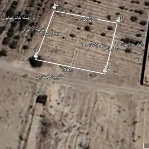 زمین دشت انقلاب