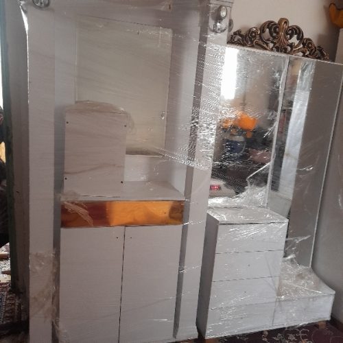 سرویس کامل مدل عروس زرین با جاکفشی کمد و