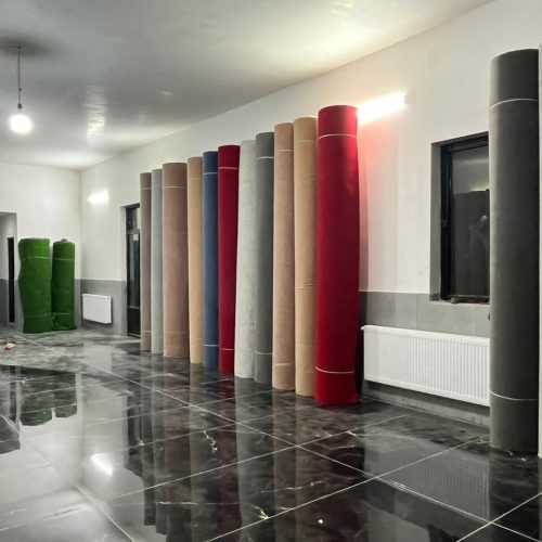 فروش انواع موکت پرزدار و نمدی در بازرگانی عباسزاده