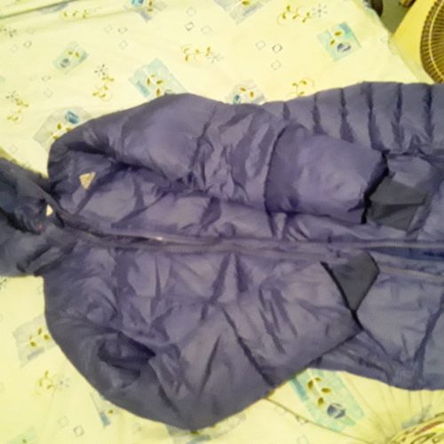 کاپشن بنفش پر رنگ برند adidas