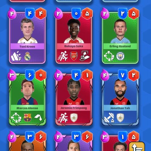 اکانت بازی کیمدی فوتبال با بهترین بازیکنان