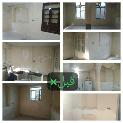 نقاشی ساختمان کناف درب و پنجره