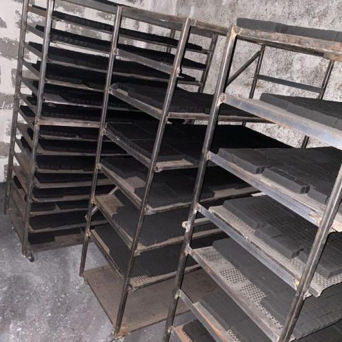 تولید ذغال حبه ای