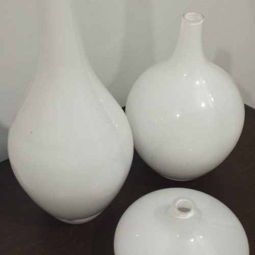 3عدد گلدان شیشه ای