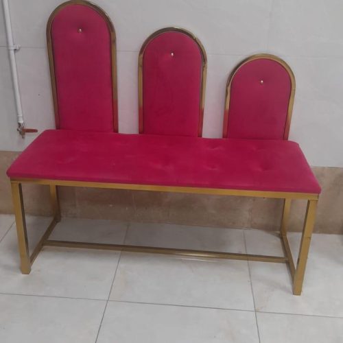صندلی پدیکور و پاف صورتی