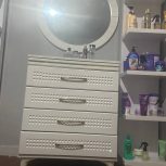 میز ارایشی و تخت خواب تک نفره