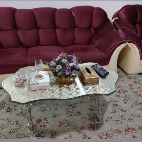 مبل راحتی هفت نفره به همراه جلو مبلی
