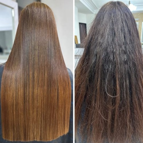 کراتین، احیا موهای اسیب دیده