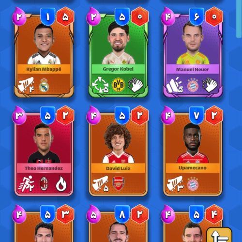 اکانت بازی کیمدی فوتبال با بهترین بازیکنان