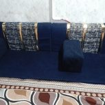 دو دست مبل زمینی (قنفات) 4متر درحد نو و یک هفته که باز شده است تخفیف پای معامله