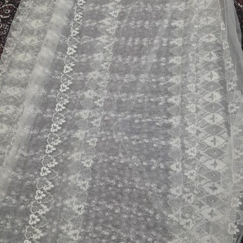 پرده سلطنتی توسی و کرمی گل دار