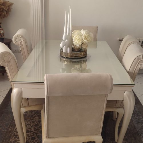 ست میز ناهار خوری 6 نفره و مبلمان 7 نفره