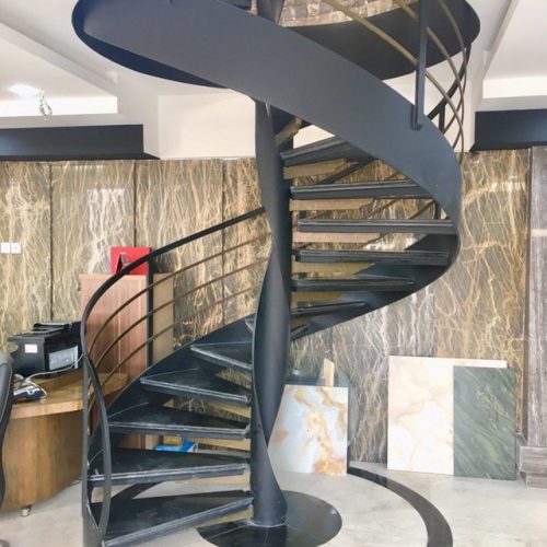 ساخت پله گردو اسپیرال