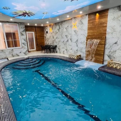 اجاره روزانه استخر آبگرم سرپوشیده تصفیه شهریار