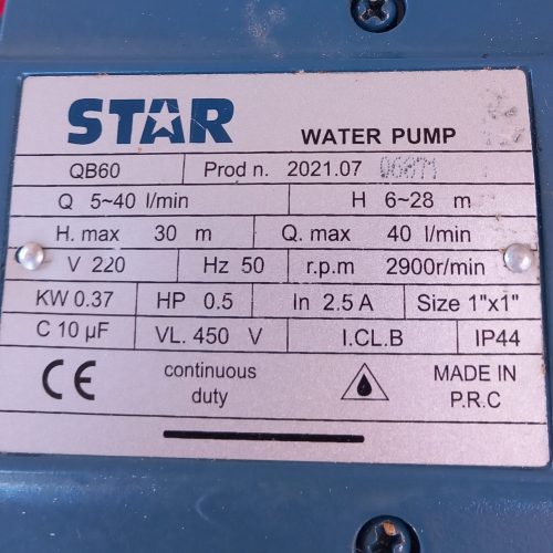 پمپ نیم اینچ STAR