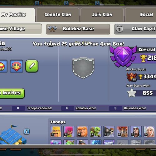 اکانت کلش اف کلنز