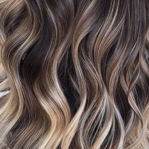 مدل مو بالیاژ آمبره و هایلایت