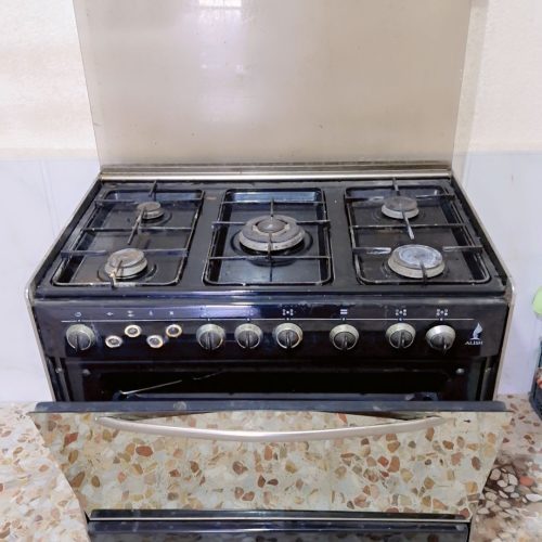 گاز 5 شعله ، همراه با فر