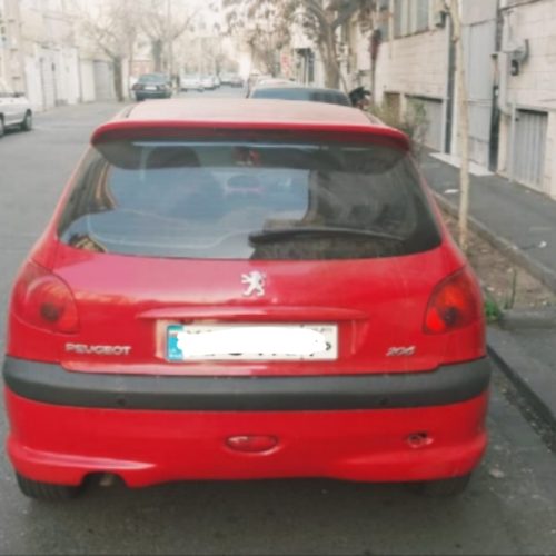 پژو 206 تیپ 5 مدل 1393