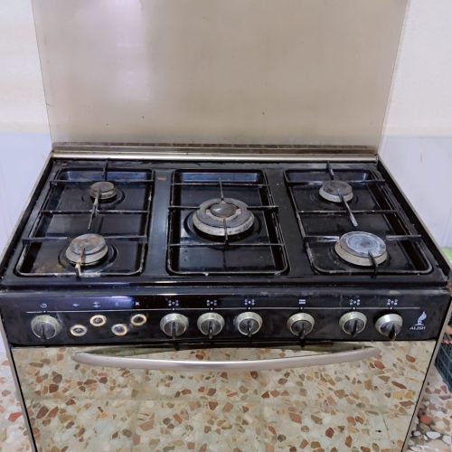 گاز 5 شعله ، همراه با فر