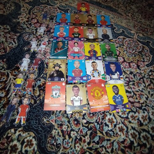 کارت کیمدی 21 عدد 3عدد بازیکن فوتبال 98