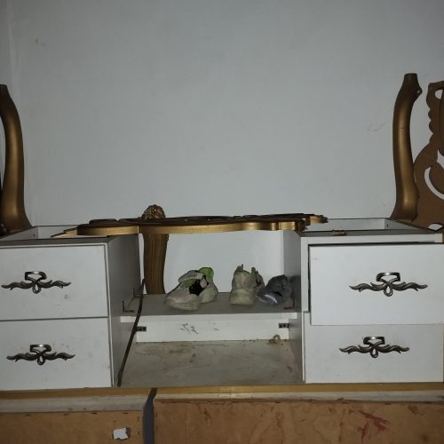 میز ناخن 3باکس بزرگ کشو دار
