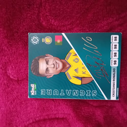 کارت کیمدی،امضای رونالدو