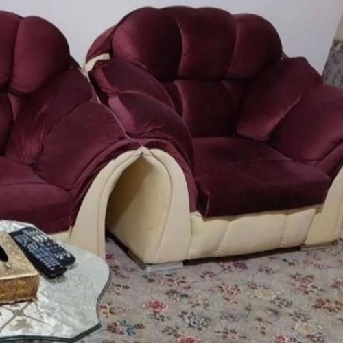 مبل راحتی هفت نفره به همراه جلو مبلی