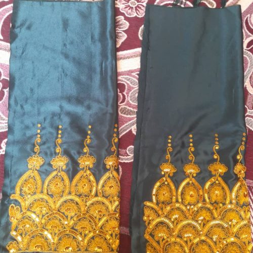 لباس شلوار بندری گلابتون دوزی