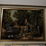 تابلو فرش بچه های ماهیگیر