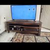 میز تلویزیون چوبی دو تیکه