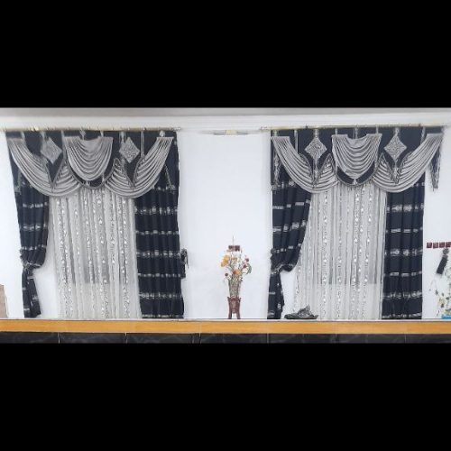 پرده حریر ترک پذیرایی