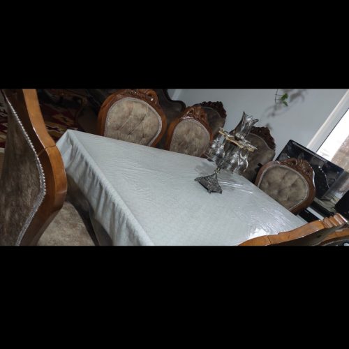 مبل 7نفره سلطنتی و نهار خوری 6نفره ست