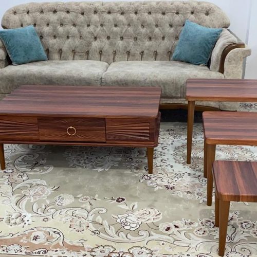 مبل هفت نفره با جلومبلی
