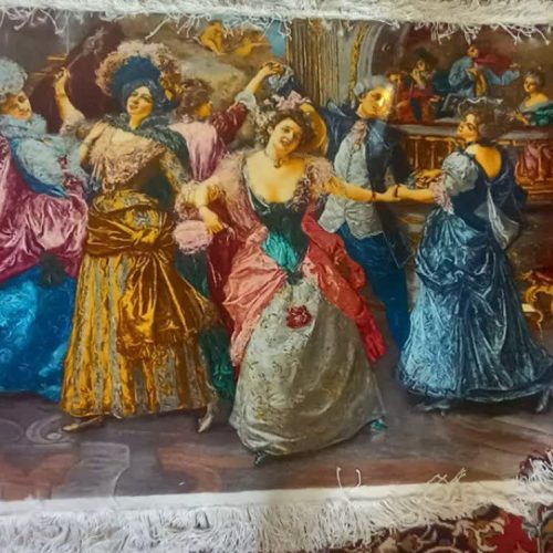 تابلو فرش بزم رقص