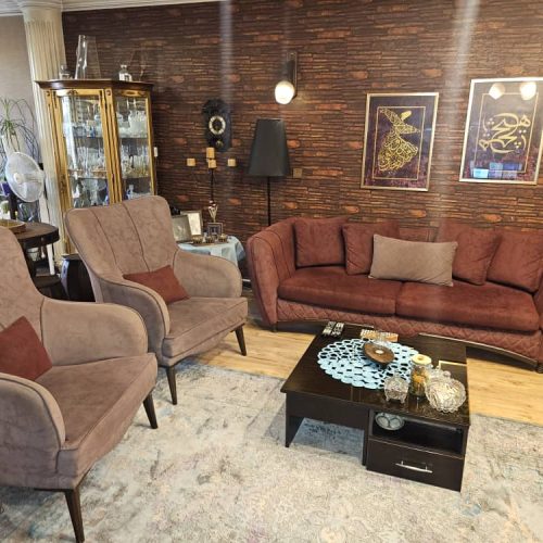 مبل نیم ست پارچه ای