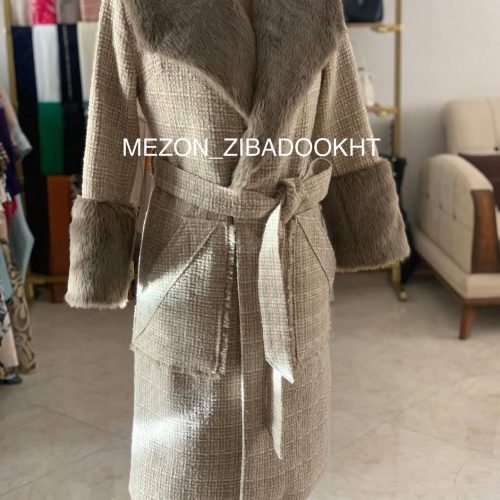 پالتوی زنانه نو و مزونی با پارچه خارجی