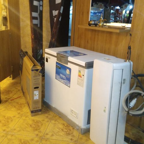 فریزر صنعتی برند onax برچسبپ مصرف انرژی A