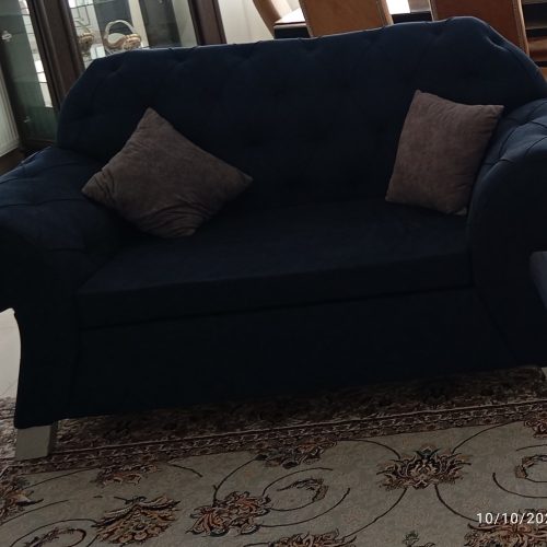 مبل 7نفره طوسی سورمه ای نو