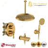 دوش حمام شودر مدل زیگموند طلا مات 4