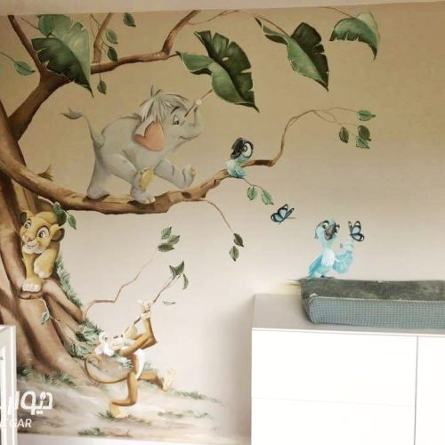 نقاشی روی دیوار_پتینه کاری_میکروسمنت