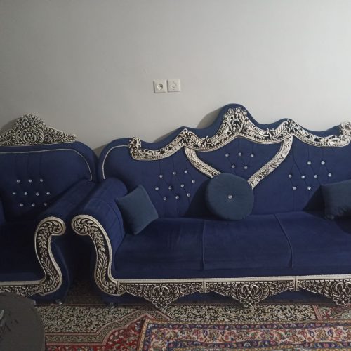 مبل 7 نفره شزلون دار