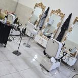 سلام 3تا آیینه با کمد 2تا صندل اصلاح جک دار یدونه صندل اصلاح بچگانه یدونه صندل سرشویی (پرولی صفر)مبل )دستگاه بخار اصل(دستگاه مکش چمدانی)و غیره…