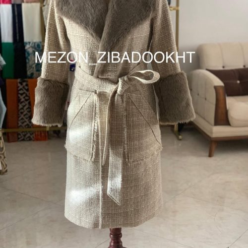 پالتوی زنانه نو و مزونی با پارچه خارجی