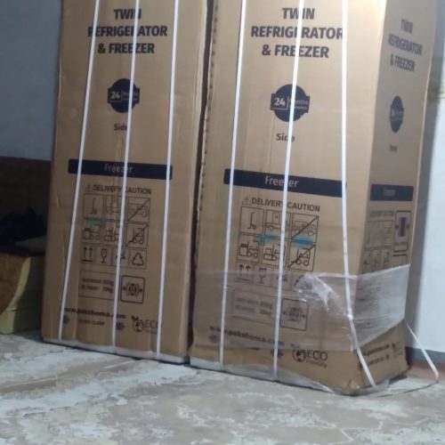 یخچال و فریزر ساید بای ساید آکبند، داخل کارتن، نو،