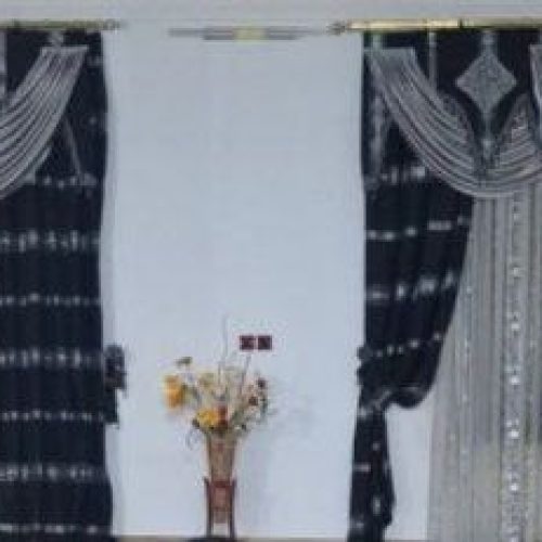 پرده حریر ترک پذیرایی