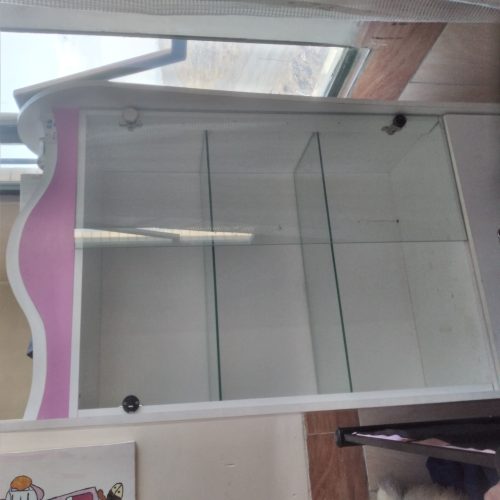 کمد دخترانه کارکرده طرح اپل صورتی