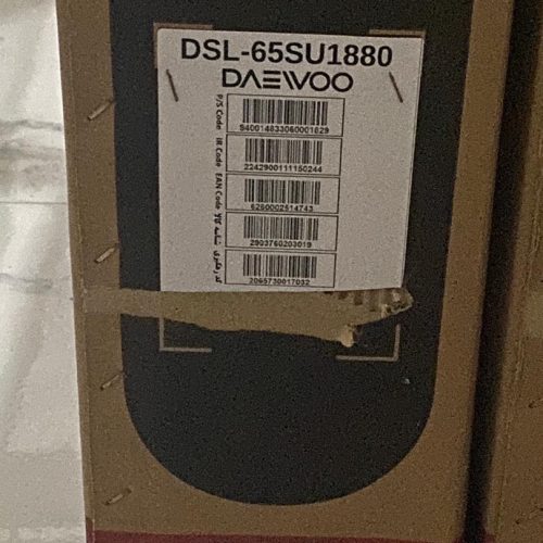 تلویزیون دوو 65اینچ پلمپ