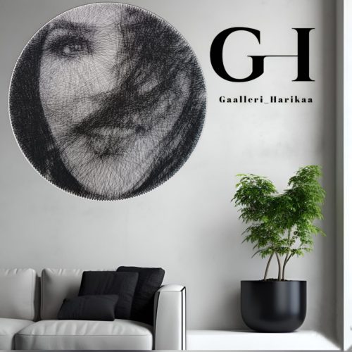 طراحی چهره با میخ و نخ